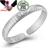 Wholesale jewelry fashion fu character woman star Fine 999 Sterling Silver opening adjustable bracelet Bangles SZ21