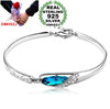 Wholesale jewelry geometric woman fashion star Crystal shoes 925 sterling silver adjustable Bangles SZ02