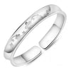 Wholesale jewelry round woman fashion star lucky bead 925 Sterling Silver adjustable Bangles SZ03