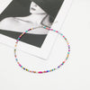 OMY simple choker necklace women  seed beads stand necklace of women girl for party  beach travel trendy jewelry