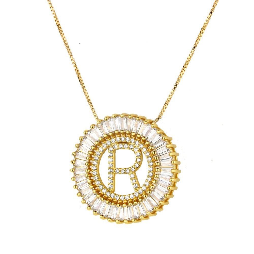 Factory Price Feminina Mandala De Letra 26 Letter Colar Pendant Necklace Collar Hot C Pendants Necklaces Women Joyeria