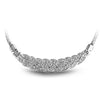 Women Jewelry Crystal Chain Choker Chunky Statement Bib Pendant Chain Necklace