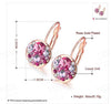 Fashion jewelry Crystal heart pendant eardrop earrings Made with Swarovski ELEMENTS for 2020 Mother's D women gift