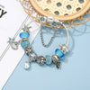 Ocean Series Shell Pearl Beads Brand Bracelet With Starfish Pendant DIY Snake Chain Charm Bracelets For Women Men Jewelry Gift