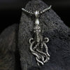 Octopus Sea Monster Pendant Necklace Cthulhu Mythos Men's Necklace Pure Tin Anti-oxidation Jewelry 2022 Trend