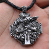 Odin Axe And Raven Men Jewelry Norse Cross Helena Rosova Viking Necklace Wiccan Pagan Amulet Jewlery