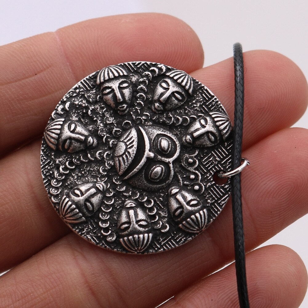 Ogma Medallion Om Yoga Buddhism Lucky Jewelry Pendant Necklace For Men Women Talisman Amulet