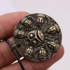Ogma Medallion Om Yoga Buddhism Lucky Jewelry Pendant Necklace For Men Women Talisman Amulet