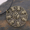 Ogma Medallion Om Yoga Buddhism Lucky Jewelry Pendant Necklace For Men Women Talisman Amulet