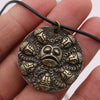 Ogma Medallion Om Yoga Buddhism Lucky Jewelry Pendant Necklace For Men Women Talisman Amulet