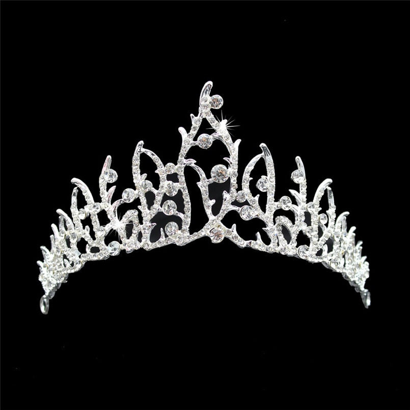 Olaru Extendy Different Baroque Crystal Bride Crown Tiara Woman Rhinestone Luxury Wedding Jewelry Headband Hair Accessories SALE