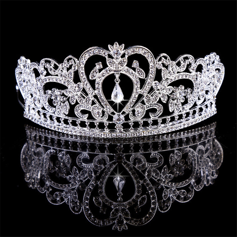 Olaru Extendy Different Baroque Crystal Bride Crown Tiara Woman Rhinestone Luxury Wedding Jewelry Headband Hair Accessories SALE