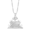 One Piece Haiti Pendant and Necklace for Men Women Chain Necklace Gold Silver Color Jewelry Gifts of Haiti Ayiti Jewellery
