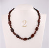Onyx Amber Opal Black agate Vintage Necklace Set Crystal Power Natural Stone Chain Charm Reiki Men Statement Fine Choker Jewelry