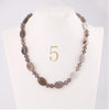 Onyx Amber Opal Black agate Vintage Necklace Set Crystal Power Natural Stone Chain Charm Reiki Men Statement Fine Choker Jewelry