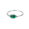 Opal Rings For Women Stainless Steel Gold Color Moonstone Ring 2023 Trend Wedding Band Couple Aesthetic Jewelry Anillos Mujer