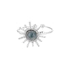 Opal Rings For Women Stainless Steel Gold Color Moonstone Ring 2023 Trend Wedding Band Couple Aesthetic Jewelry Anillos Mujer