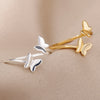 Open Adjustable Butterfly Rings for Women Stainless Steel Couple Ring 2023 Trend Engagement Wedding Aesthetic Jewelry anillos