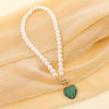 Open Love Pearl Vintage Necklace Women's Letter Item Clavicle Chain necklaces for women  pearl necklace