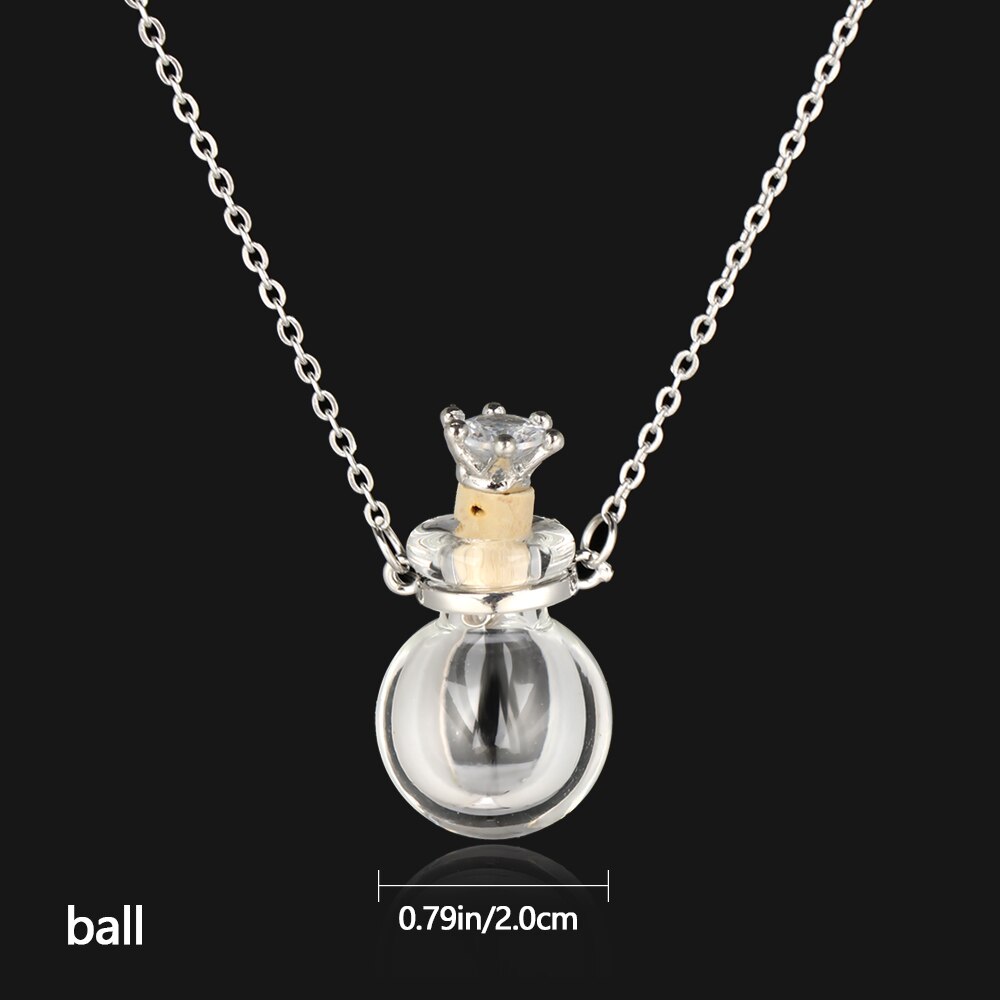 Openable-Colgante de corazón colgante de agua, cadena de acero, recuerdo, pendiente de aceite esencial, joyería conmemorativa, joyería de Perfume, collar de ampolla esmaltado