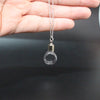 Openable Water Drop Heart Steel Chain Keepsake Essential Oil Pendant Memorial Jewelry Perfume Jewellery Glaze Vial Necklace