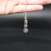 Openable Water Drop Heart Steel Chain Keepsake Essential Oil Pendant Memorial Jewelry Perfume Jewellery Glaze Vial Necklace