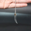 Openable Water Drop Heart Steel Chain Keepsake Essential Oil Pendant Memorial Jewelry Perfume Jewellery Glaze Vial Necklace