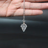 Openable Water Drop Heart Steel Chain Keepsake Essential Oil Pendant Memorial Jewelry Perfume Jewellery Glaze Vial Necklace