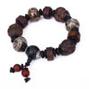 Original 3 Agate Handmade Stretch Crystal beads Bracelet Irregular Natural Stone Charm with Elastic Women Reiki Healing Crystal