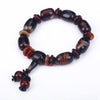 Original 3 Agate Handmade Stretch Crystal beads Bracelet Irregular Natural Stone Charm with Elastic Women Reiki Healing Crystal