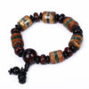 Original 3 Agate Handmade Stretch Crystal beads Bracelet Irregular Natural Stone Charm with Elastic Women Reiki Healing Crystal