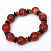 Original 3 Agate Handmade Stretch Crystal beads Bracelet Irregular Natural Stone Charm with Elastic Women Reiki Healing Crystal