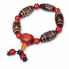 Original 3 Agate Handmade Stretch Crystal beads Bracelet Irregular Natural Stone Charm with Elastic Women Reiki Healing Crystal