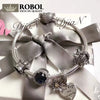 Original 925 Silver Charm Series Bead High quality fashion women charm Lady Jewelry Gift Fashion Pando 1:1 With Logo Bracelet
