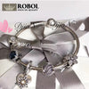 Original 925 Silver Charm Series Bead High quality fashion women charm Lady Jewelry Gift Fashion Pand 1:1 With Logo Bracelet