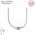 Original 925 Sterling Silver pan Necklace Clasp Snake Chain Necklace Fit Bead Charms For Women Jewelry