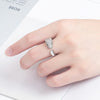 Original 925 Sterling silver  Crystal leopard head Rings for women designer party wedding Jewelry Christmas gifts