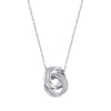 Original Charm Fashion Double Simple Pendant Necklace Women's Anniversary Gift Luxury Jewelry Factory Direct Sales