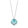 Original Charm Sky Sapphire Simple Temperament Women Pendant Clavicle Chain Fashion Valentine's D Anniversary Gift Wedding