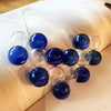 Original Design Navy Blue Bubbles Choker Necklace For Women 2019 Party Chic Hand Blown Glass Ball Charming Short Necklace Femme