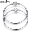 Original European Handmake Jewelry Charm Bracelets&amp;Bangles Fit Gold,Silver Color Big Hole Bead Brand Bracelet Jewelry Pulseira