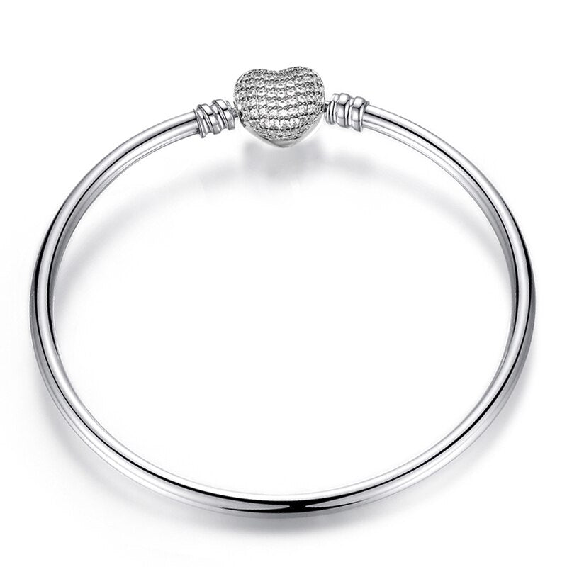 Original European Handmake Jewelry Charm Bracelets&amp;Bangles Fit Gold,Silver Color Big Hole Bead Brand Bracelet Jewelry Pulseira