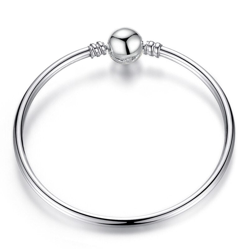 Original European Handmake Jewelry Charm Bracelets&amp;Bangles Fit Gold,Silver Color Big Hole Bead Brand Bracelet Jewelry Pulseira