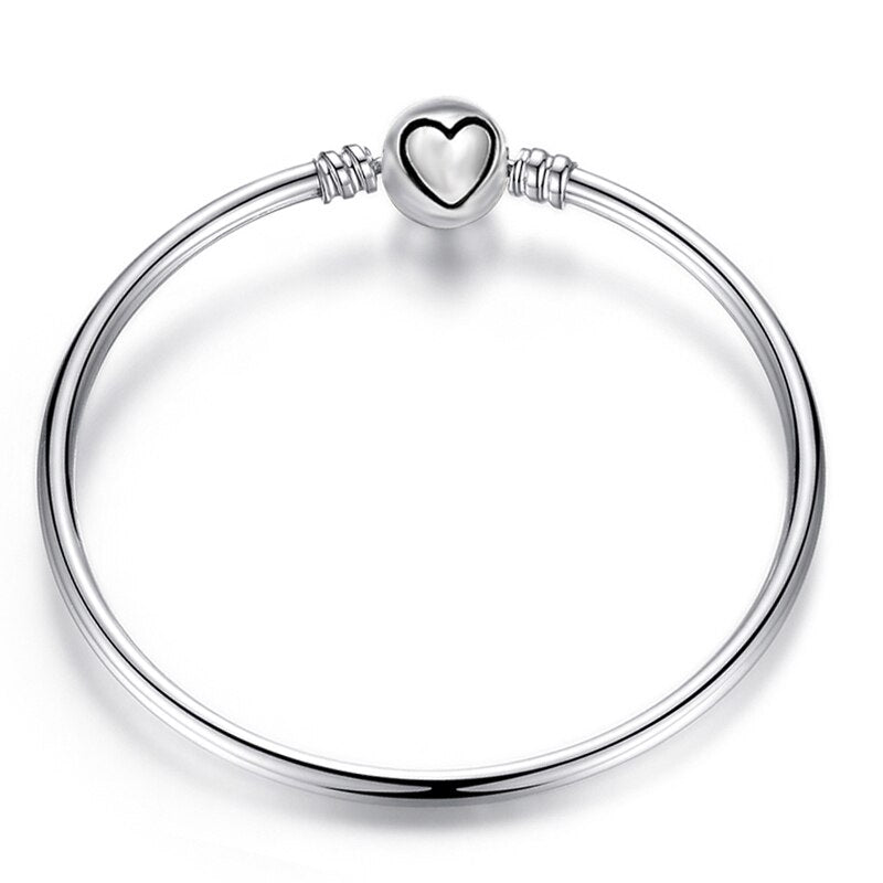 Original European Handmake Jewelry Charm Bracelets&amp;Bangles Fit Gold,Silver Color Big Hole Bead Brand Bracelet Jewelry Pulseira