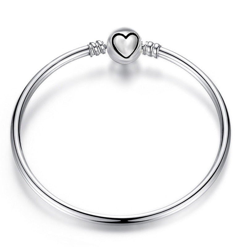 Original European Handmake Jewelry Charm Bracelets&amp;Bangles Fit Gold,Silver Color Big Hole Bead Brand Bracelet Jewelry Pulseira