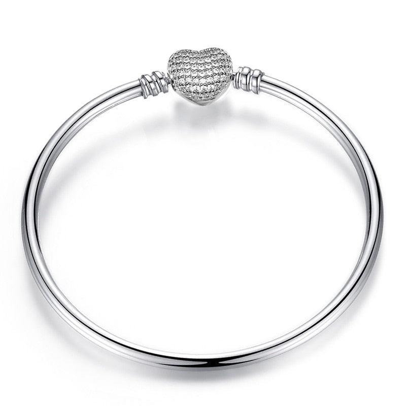 Original European Handmake Jewelry Charm Bracelets&amp;Bangles Fit Gold,Silver Color Big Hole Bead Brand Bracelet Jewelry Pulseira