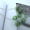 Original Handmade Blown Green Bubbles Choker Necklace For Women 2021 Unique Chic Bubbles Short Chain Necklace Femme Bjioux