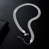 Original  925 Stamped silver fine Net chain necklaces for women jewelry party wedding engagement Couple gifts