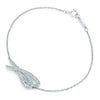 Original TIFF Sterling Silver 925 High Quality Charm Bracelet Engraved Inscription FOR Woman Original Model Production