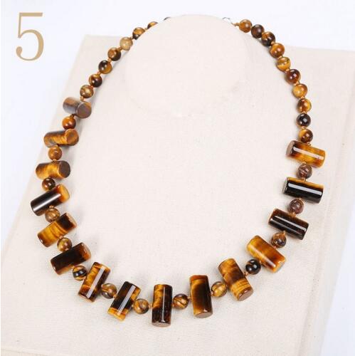Original Women Jade Necklace Men Geometric Pendant Original Fashion Jewelry Female Party Accessories Star Genuine Gem Crystal